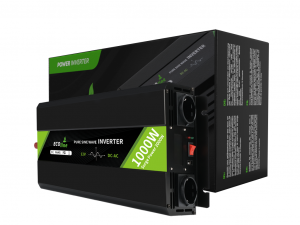 EcoLine - Omvormer 12V Naar 220V / 230V - 1000w Vermogen - Zuivere sinus - Spanning Omvormer