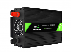 EcoLine - Omvormer 24V Naar 220V/230V - 2000w Vermogen - Gemodificeerde sinus - Spanningomvormer