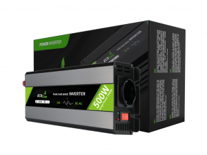 EcoLine - Inversor 24V a 220V/230V - Potencia 500w - Onda senoidal pura - Convertidor de tensión