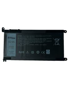 EcoLine - WDX0R WDXOR Batterij Geschikt voor de Dell Inspiron 13 5368 5378 5379 14 5482 15 5565 5567 5568 5570 5578 5579 7560 7570 17 5770 / 11.4V 3400mAh