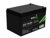 EcoLine - Batería AGM 12V - 14AH VRLA - 151 x 98x 94(98) - Batería de ciclo profundo